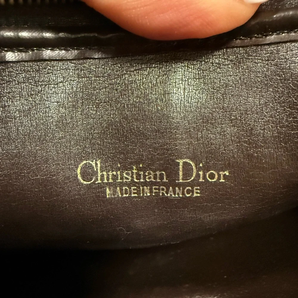 Authentic Dior Tan and Brown Monogram Shoulder Bag - Picture 14 of 16